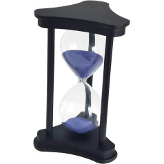 Lodunsyr 30 Minute Hourglass Clock 30 Min Home Decoration Hourglass Timer Office Ornament Hourglass Wooden Frame Hourglass Timer Sandglass Kitchen Timer Purple
