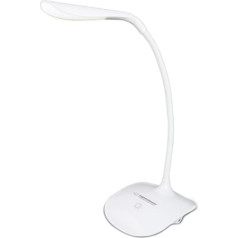 Esperanza LED galda lampa acrux balta