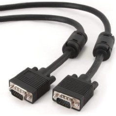 Gembird cc-ppvga-15m-b kabelis (d-sub (vga) m - d-sub (vga) m; 15 m; melns)