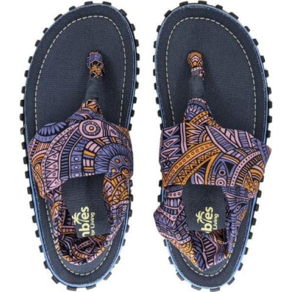Gumbies Slingback Flip Flops W G-SB-WN-AZTEC / 36