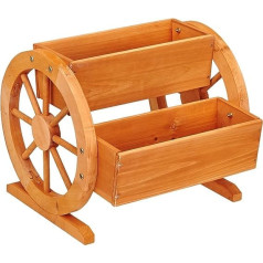 Habau ziedu kaste ar vagona riteņiem