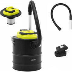 Kamīna pelnu sūcējs ar HEPA filtru, šļūtenes garums 80 cm 150 W 20 l