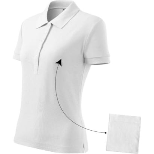 Malfini Cotton polo krekls W MLI-21300 balts / S