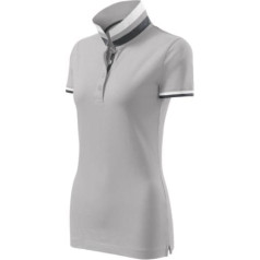 Malfini Collar Up W MLI-257A4 sudrabaini pelēks / M polo krekls