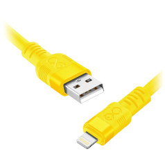 Orno USB-A kabelis — Lightning eXc WHIPPY Pro, 0,9 M, 29 W, ātra uzlāde, neona krāsu kombinācija