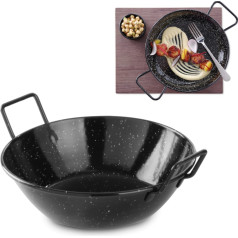 Dziļi emaljas paeljas bļoda, caurm. 185 x (H) 43 mm Hendi 622834