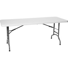 Saliekamais ēdināšanas galds balts 183x75 cm līdz 150 kg - Hendi 810910