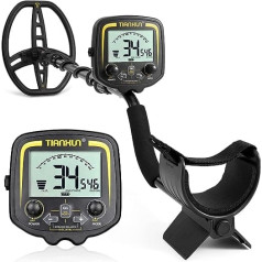 HOOMYA Professional Underground Metal Detector with LCD Display and Headphones, Depth 2.5 m, Scan to Out-Probe Metal TX850