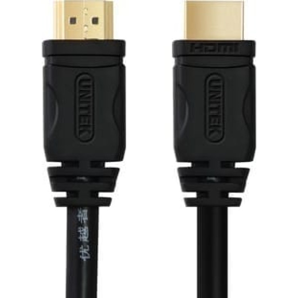 Unitek HDMI kabelis m / m 1.0m v2.0; zeltains; pamata