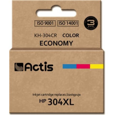 Actis kh-304cr tinte (maiņa hp 304xl n9k07ae; premium; 18 ml; krāsa)
