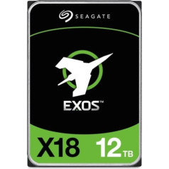 Seagate exos x18 servera HDD (12 tb; 3,5 collas; sata iii)