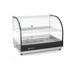 Apsildāmā vitrīna karsto ēdienu izlikšanai 2 x GN1 / 1 400W - Hendi 273999