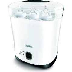 Nuby Natural Touch sterilizators un žāvētājs, balts