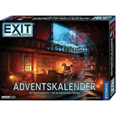 Kosmos 683009 EXIT The Game Advent Calendar, The Silent Storm with 24 Exciting Puzzles from 10 Years, Escape Room Game Before Christmas, for Children, Teenagers and Adults