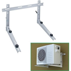 Forestchill Universal Mini Split Support Bracket for Ductless Air Conditioner Heat Pump with Cross Bar 7000-12000 Btu