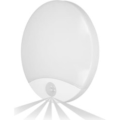 Orno VIRAZON LED 15W, griestu lampa ar kustības sensoru, 1050lm, IP44, 4000K, opāla polikarbonāts, balts
