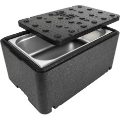 Thermobox kastes termosa kolba ar vāku pārtikas medikamentiem 600x400x296mm GN1 / 1 48L Arpack
