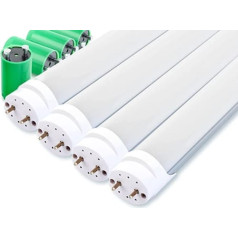 Showlite 4 LED lampu komplekts 150 cm (1500 mm dienasgaismas spuldze, T8 G13, 2300 lūmeni, 4500 kelvini, dienasgaismas balts, jauda: 24 W)
