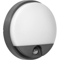 Orno AGAT LED 15W, dārza gaismeklis ar kustības sensoru, 140 ° C, 1100lm, IP54, 4000K, pelēks