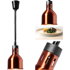 Infrasarkanā sildlampa traukiem, IR, piekarināms misiņš, dia. 17,5 cm 250 W.