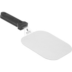 Liela 38 cm picas pasniegšanas lāpsta ar koka rokturi Royal Catering RCPS-380/180