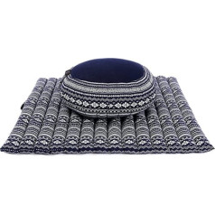 ‎leewadee Leewadee meditācijas spilvenu komplekts sēdekļa spilvens apaļš Zafu jogas spilvens Zabuton jogas spilvens meditācijas spilvens meditācijas aksesuāri Jogas sēdekļa spilvens jogas meditācijas spilvens Kapok