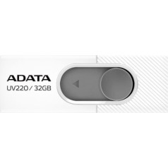Adata Pendrive uv220 32gb usb2.0 balti pelēks