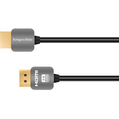 Kruger&matz HDMI kabelis — HDMI spraudnis-spraudnis (AA) 1,8 m Kruger & Matz 4K