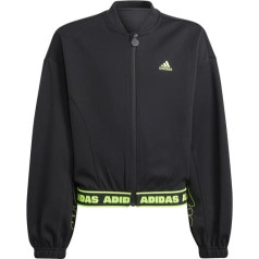 Džemperis adidas D Crop Bomber girl IA1531 / melns / 164 cm