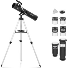 Astronomiskais teleskops Newton Uniprodo 700 mm diametrā. 76 mm