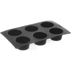 Nepiedegošas silikona cepšanas veidnes 260C MUFFINS 176x300mm GN1 / 3 - Hendi 677209