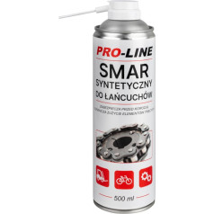 PRO-LINE sintētiskā ķēdes smērviela, izsmidzināms 500 ml