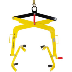 Pacēlāja rokturis drošai 200L mucu pacelšanai un transportēšanai