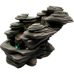 Zen Light SCFR132 Fountain Stone River Nature 38 x 19 x 25 cm