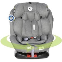 Lorelli Lynx Child Seat Group 0+/1/2/3 (0-36 kg) Isofix, 360 Degree Rotation, Strap, Colour: Grey