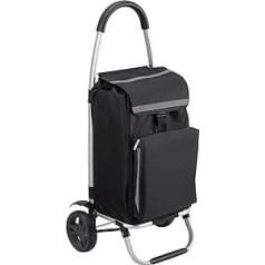 Meister Folding Shopping Trolley with Cool Compartment with Removable Rainproof Bag with Capacity of 54 L, 6816800