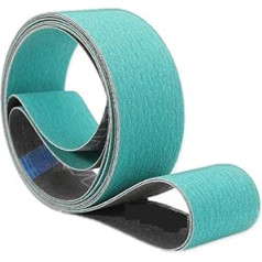 SHENGANG 4 Stück 2100 * 50 mm 577F Zirkonoxid-Schleifband, 40# 60# 80# 120# auf Metallband for Edelstahl-Messerschärfer (Size : Mixed Each 1pcs)