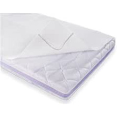 Träumeland T090513 Matrateznauflage Air für Gitterbettmatratze 70 x 140 cm, weiß