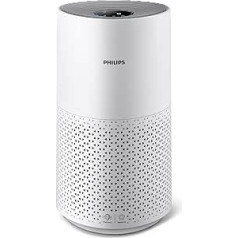 Philips Air Purifier Smart 1000i Series - Cleans Rooms up to 78 m² - Removes 99.97% of Pollen, Dust and Smoke - Ultra Quiet and Low Energy Consumption - AC1711/10, White