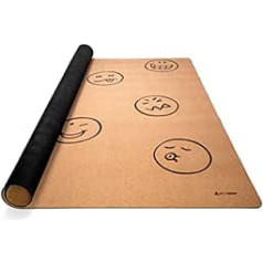 Secoroco Play mat made of cork. Non-toxic crawling mat for babies and children. Smileys 140 x 110 cm