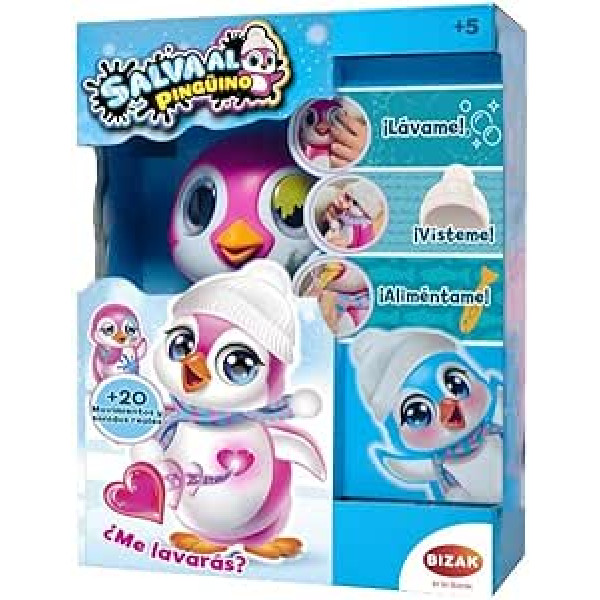 Bizak Save the Pink Penguin Interactive Pet (62008650)