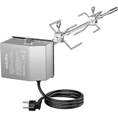 Onlyfire BRK-6045 Stainless Steel Rotisserie Rotisserie Rotisserie Set Suitable for Weber Spirit 200/300 Series & Spirit II 200/300 Series Gas Grills