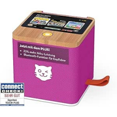 tigermedia tigerbox Touch Plus Purple with Extra Long Battery Life and Bluetooth Headphone Jack, Music Box, Stereo, Sandman, Frozen, Princess Lillifee