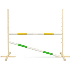 Hobby Horse 160cm Sprung-Hürde mit zwei 50mm Balken - gelb