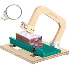 Wooden Soap Cutter with Adjustable Cutting Wire, Soap Cutter Cutting Tool for DIY Soap, Cheese, Butter, Cake, Bread Making