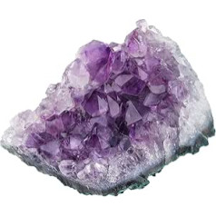 mookaitedecor Natürlicher Amethyst-Heilkristall, Cluster-Exemplar, Steinmineral, Reiki-Energie-Edelstein, roher, rauer violetter Amethyst-Kristall, Geschenk, Meditation, spirituelles Violett,