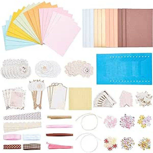 AHANDMAKER Kits for DIY Envelopes and Cards, 27 Types Handmade Greeting Card Sets Make Your Own Card for Crafts for Thanksgiving, Christmas, Birthday Gift