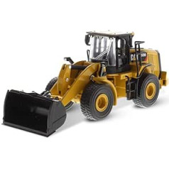 Diecast Masters 85635 Caterpillar Wheel Loader 950M with Accessories, Detailed CAT Construction Vehicle in Display Window Box, Scale 1:64, Approx. 14 x 5 x 6 cm, Suitable for Collectors and as a Gift
