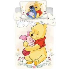 Disney Winnie the Pooh 2-Piece Baby Bedding Set, Size: 100 x 135 cm / 40 x 60 cm, 100% Cotton