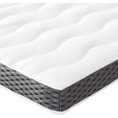 Amazon Basics Comfort Memory Foam Mattress Topper 7cm – 160 cm x 200 cm